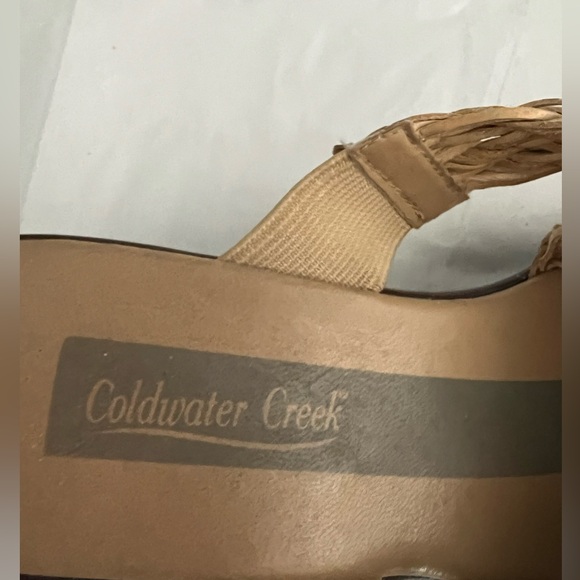 Woven wedge heeled slides by Coldwater Creek in size 6 1/2 - Picture 11 of 16